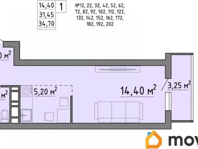 Квартира продажа в Правобережный округ, Липецкая область
