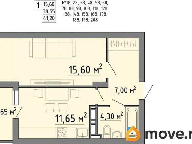 Квартира продажа в Правобережный округ, Липецк