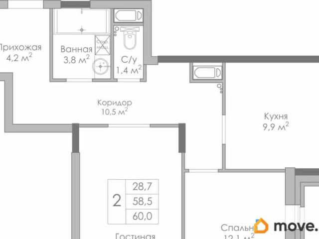 Квартира продажа в Советский округ, Липецк