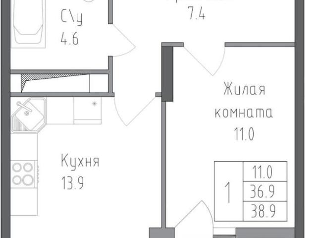 Квартира продажа в Правобережный округ, Липецкая область