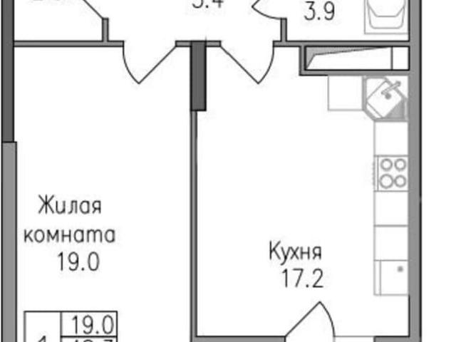Квартира продажа в Правобережный округ, Липецкая область