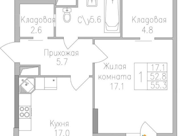 Квартира продажа в Правобережный округ, Липецкая область