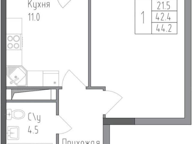 Квартира продажа в Правобережный округ, Липецкая область