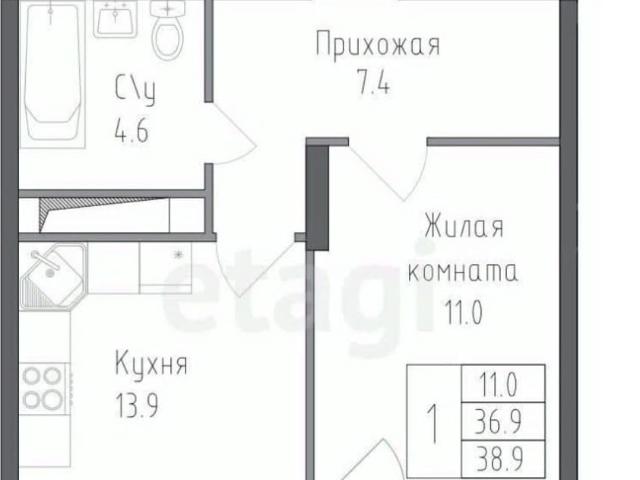 Квартира продажа в Правобережный округ, Липецкая область