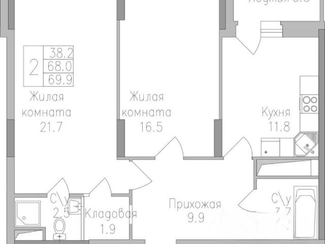 Квартира продажа в Правобережный округ, Липецкая область