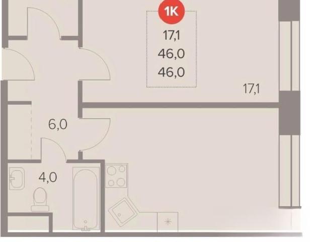 Квартира продажа в посёлок Калинина, Люберцы
