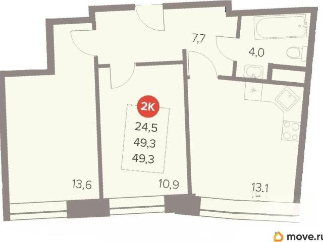 Квартира продажа в посёлок Калинина, Люберцы