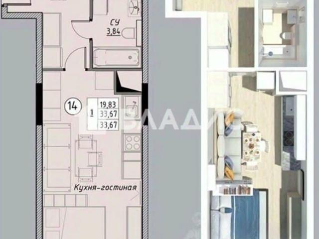 Квартира продажа в Лыткарино, Кабардино-Балкарская Республика