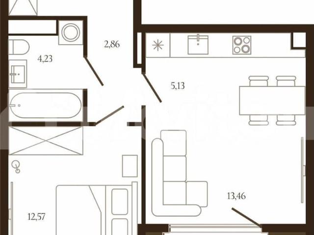 Квартира продажа в Лыткарино, Кабардино-Балкарская Республика