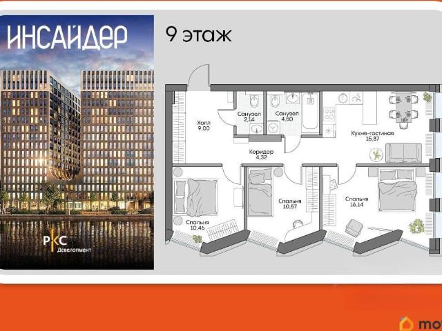 Квартира продажа в Даниловский, Москва