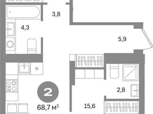 Квартира продажа в Сапроново, Кабардино-Балкарская Республика