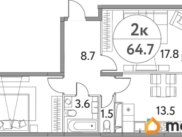 Квартира продажа в Медвежьи Озера, Кабардино-Балкарская Республика