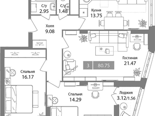 Квартира продажа в Химки, Кабардино-Балкарская Республика