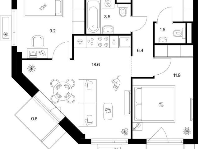 Квартира продажа в Котельники, Кабардино-Балкарская Республика