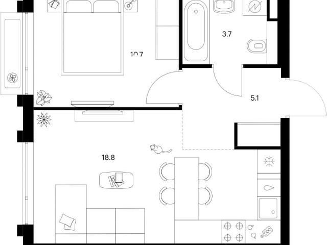 Квартира продажа в Котельники, Кабардино-Балкарская Республика