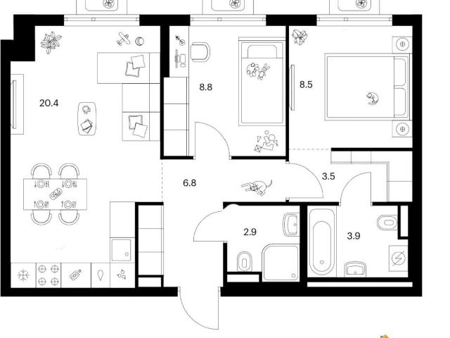 Квартира продажа в Котельники, Кабардино-Балкарская Республика