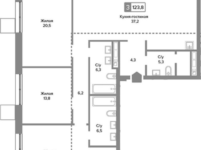 Квартира продажа в Красногорск, Кабардино-Балкарская Республика