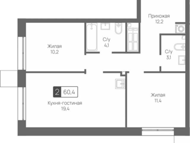Квартира продажа в Красногорск, Кабардино-Балкарская Республика