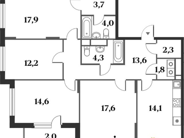 Квартира продажа в Красногорск, Кабардино-Балкарская Республика