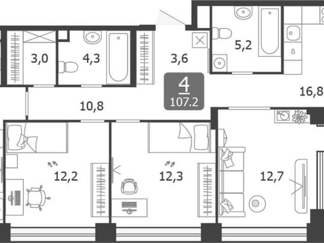 Квартира продажа в Даниловский, Москва