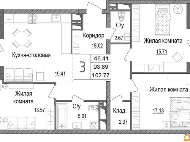 Квартира продажа в Наро-фоминск, Кабардино-Балкарская Республика