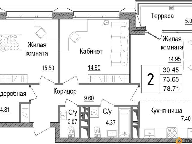 Квартира продажа в Наро-фоминск, Кабардино-Балкарская Республика