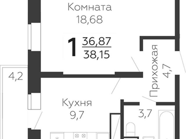 Квартира продажа в Подольск, Кабардино-Балкарская Республика