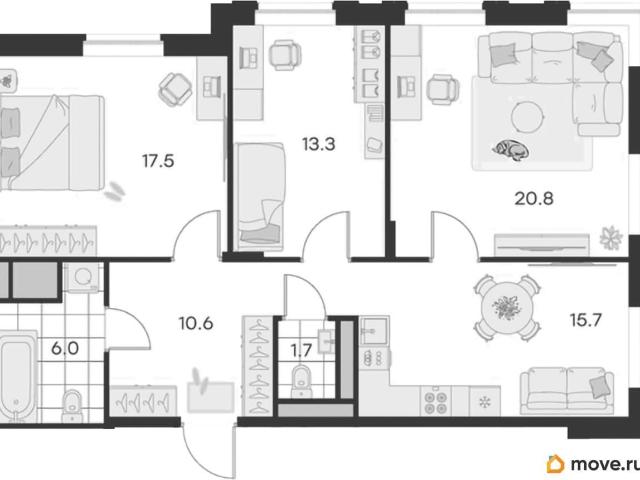 Квартира продажа в Раменское, Кабардино-Балкарская Республика