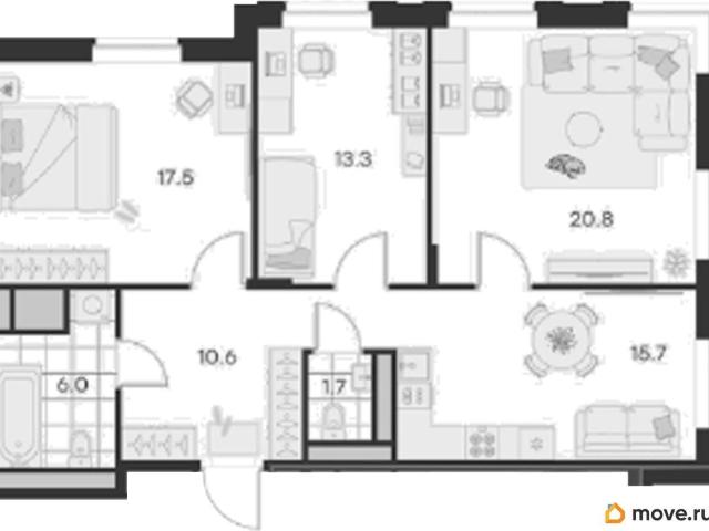 Квартира продажа в Раменское, Кабардино-Балкарская Республика