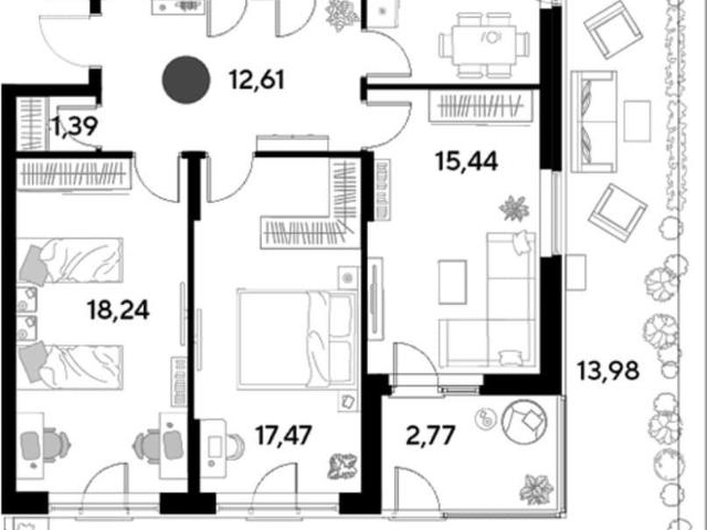 Квартира продажа в Реутов, Кабардино-Балкарская Республика