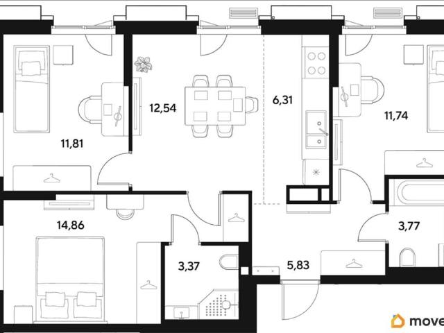 Квартира продажа в Реутов, Кабардино-Балкарская Республика