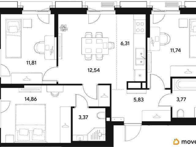 Квартира продажа в Реутов, Кабардино-Балкарская Республика