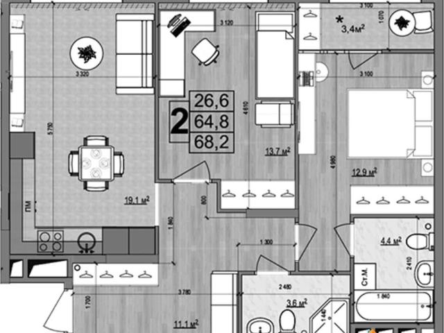 Квартира продажа в Жуковский, Кабардино-Балкарская Республика