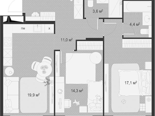 Квартира продажа в Жуковский, Кабардино-Балкарская Республика