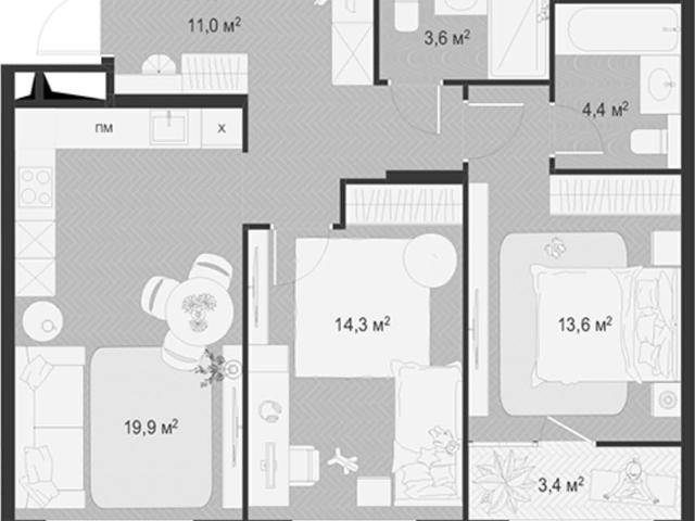 Квартира продажа в Жуковский, Кабардино-Балкарская Республика