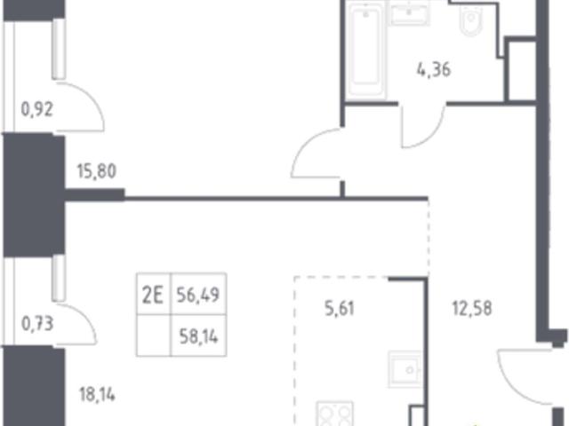 Квартира продажа в Красногорск, Кабардино-Балкарская Республика