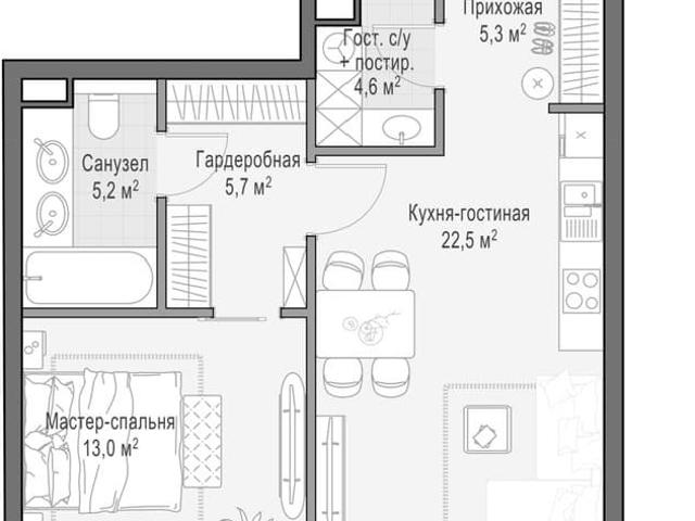 Квартира продажа в Пресненский район, Москва
