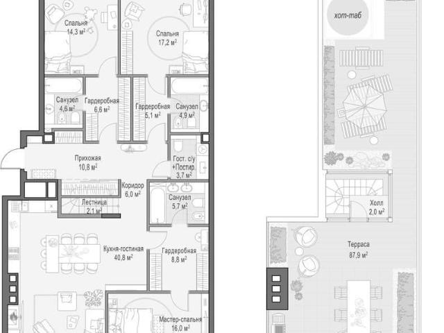 Квартира продажа в Пресненский район, Москва