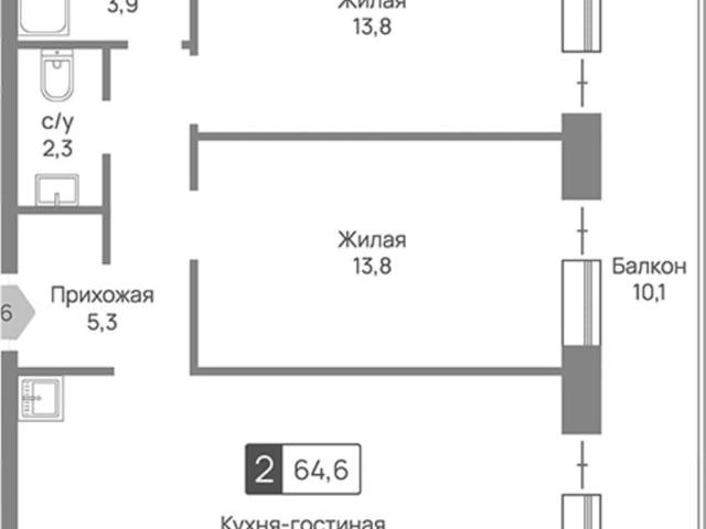 Квартира продажа в Отрадное, городской округ Красногорск