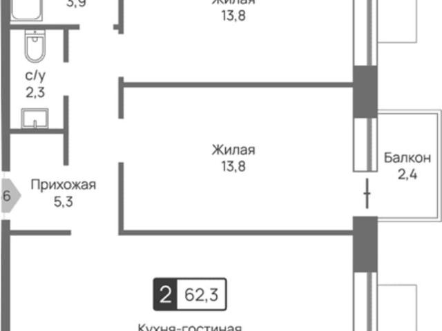 Квартира продажа в Отрадное, городской округ Красногорск