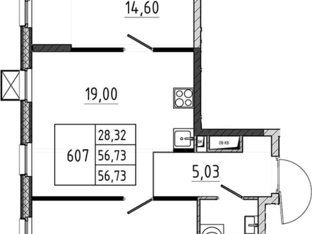 Квартира продажа в Поварово, Кабардино-Балкарская Республика