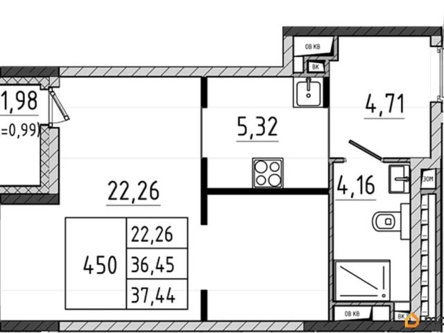 Квартира продажа в Поварово, Кабардино-Балкарская Республика