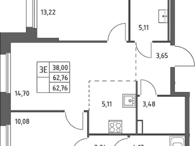 Квартира продажа в Заречье, Кабардино-Балкарская Республика