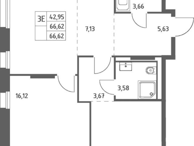 Квартира продажа в Заречье, Кабардино-Балкарская Республика