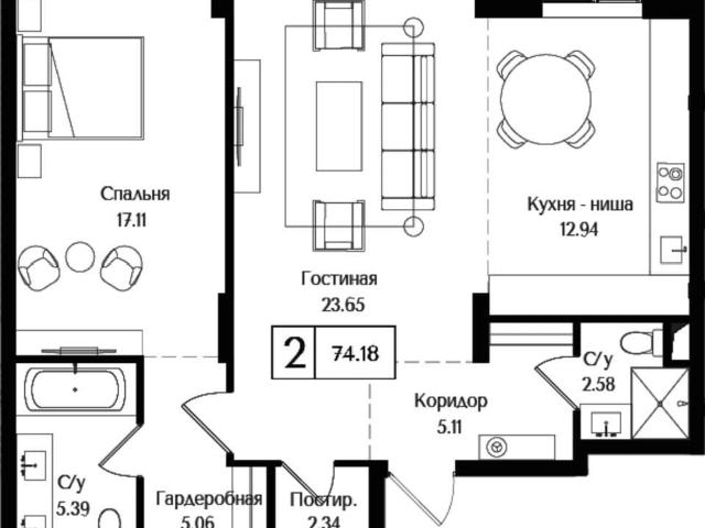 Квартира продажа в Черкизово, Москва