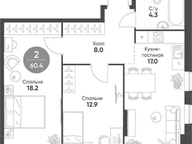 Квартира продажа в район Богородское, Москва