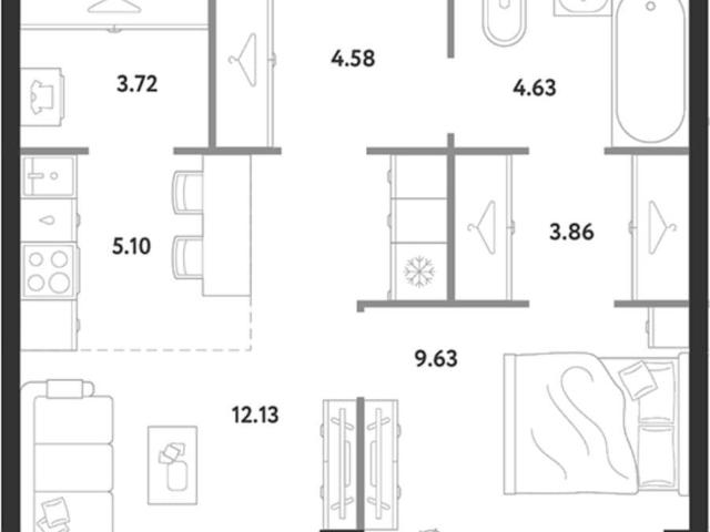 Квартира продажа в район Марьина Роща, Москва