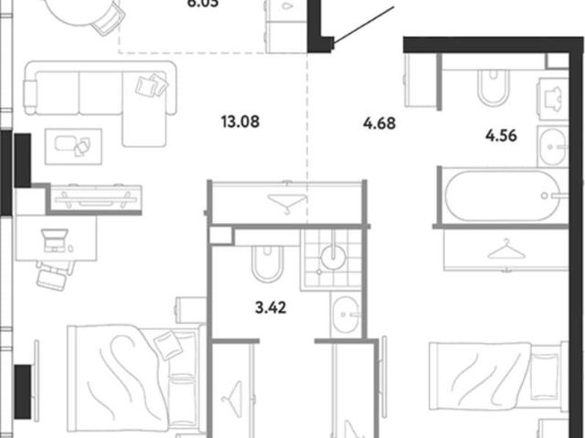 Квартира продажа в район Марьина Роща, Москва