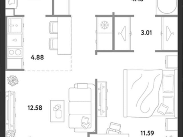 Квартира продажа в район Марьина Роща, Москва