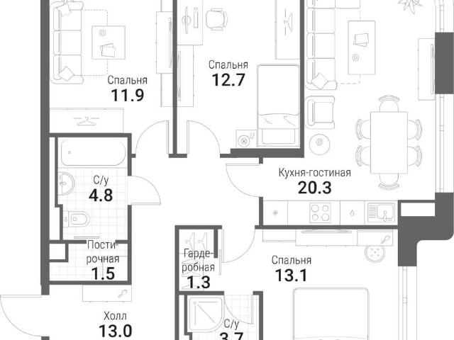 Квартира продажа в Даниловский, Москва